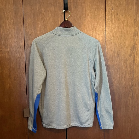 Nike Therma-Fit Mens Large Quarter Zip Grey Pullover - Picture 5 of 5